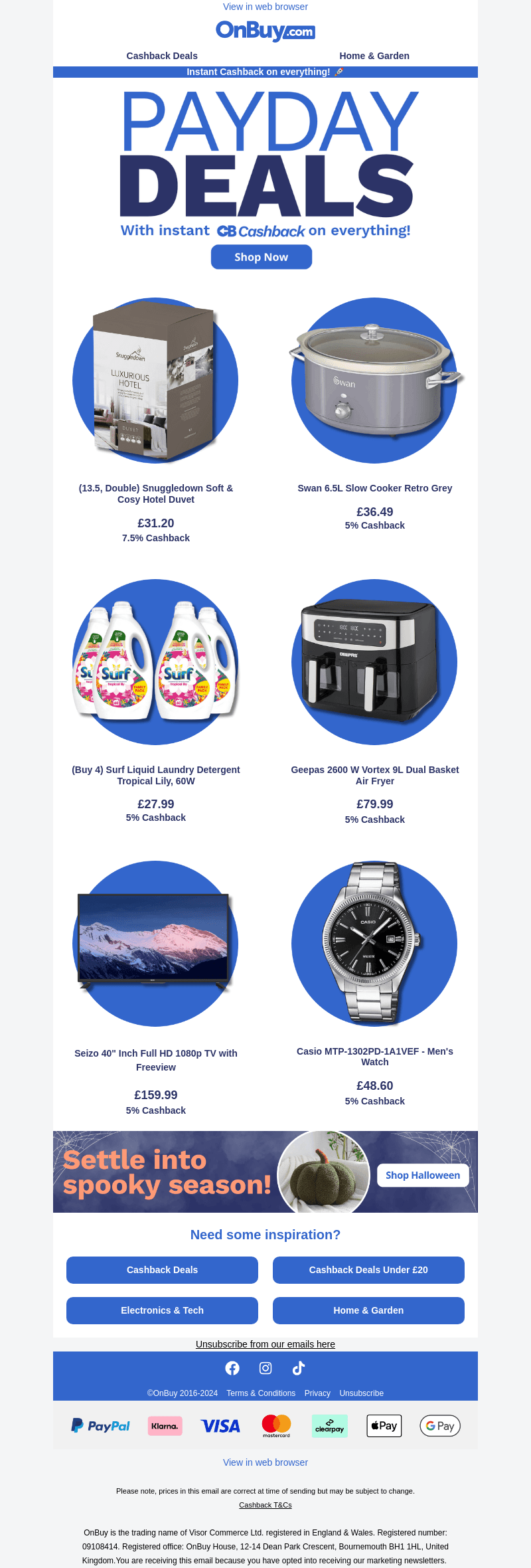 Payday weekend deals inside! 🤩