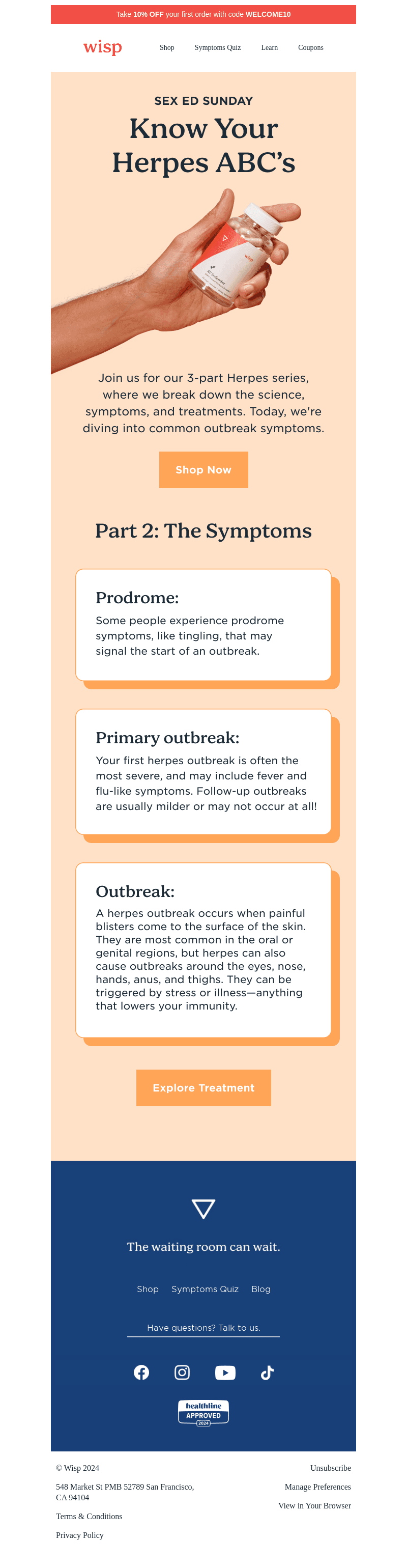 Sex Ed Sunday: Herpes symptoms explained 👩‍🏫