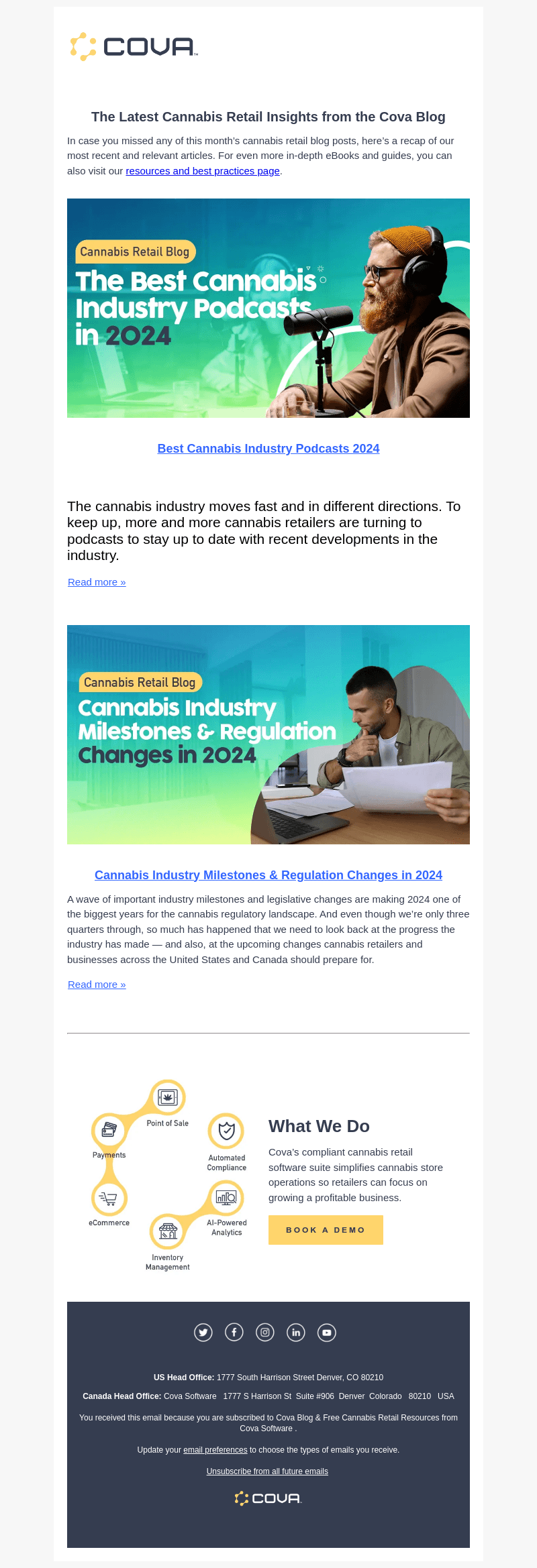 Cova email from Sun, Sep 29, 2024