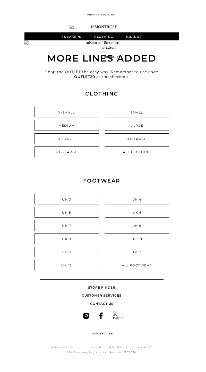 Outlet | More Lines Added.