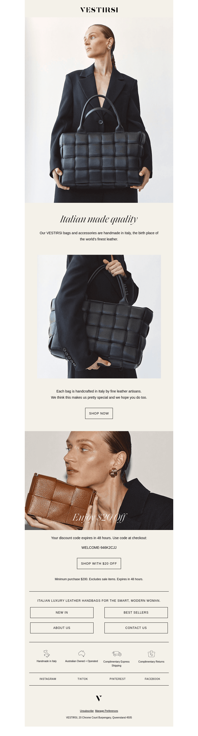 Your $20 discount