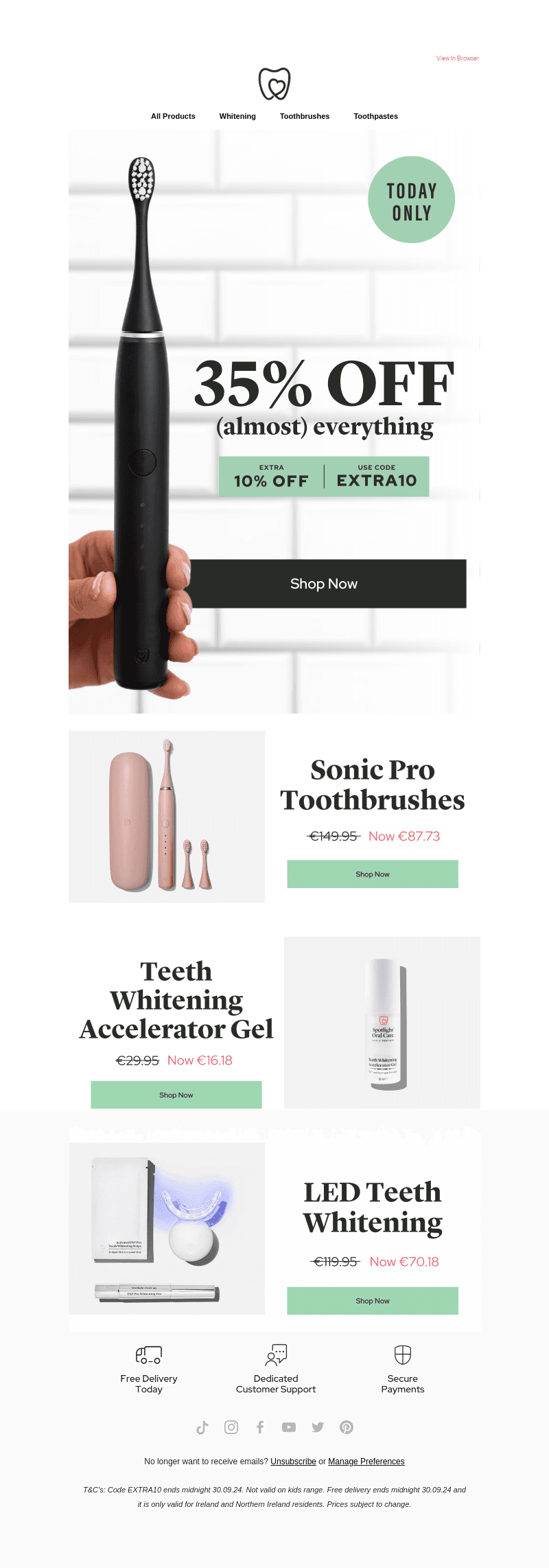 35% off (almost) everything + EXTRA 10% off