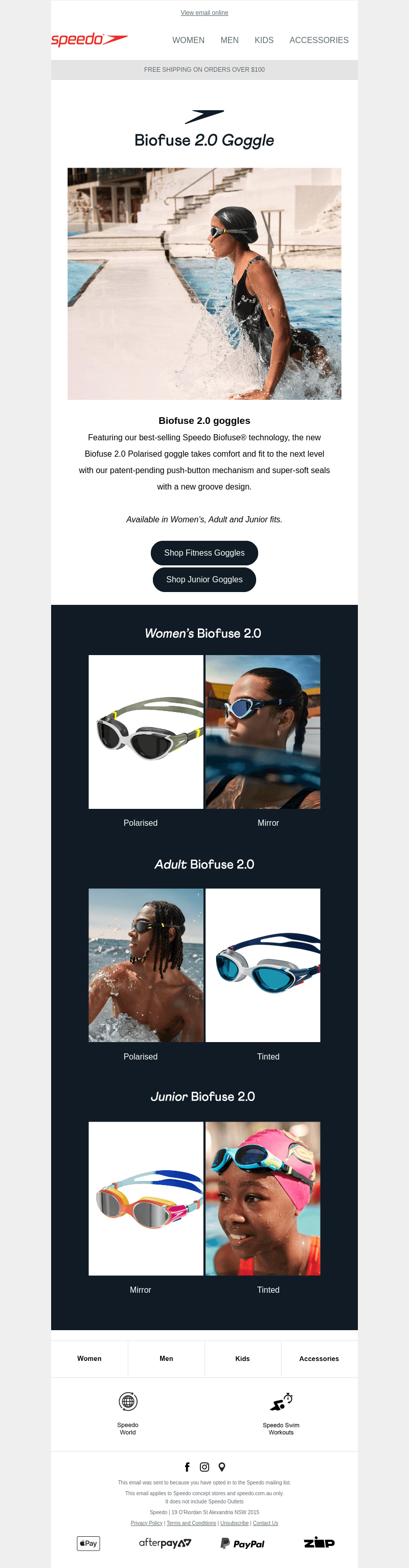 Our Biofuse 2.0 Goggle Family