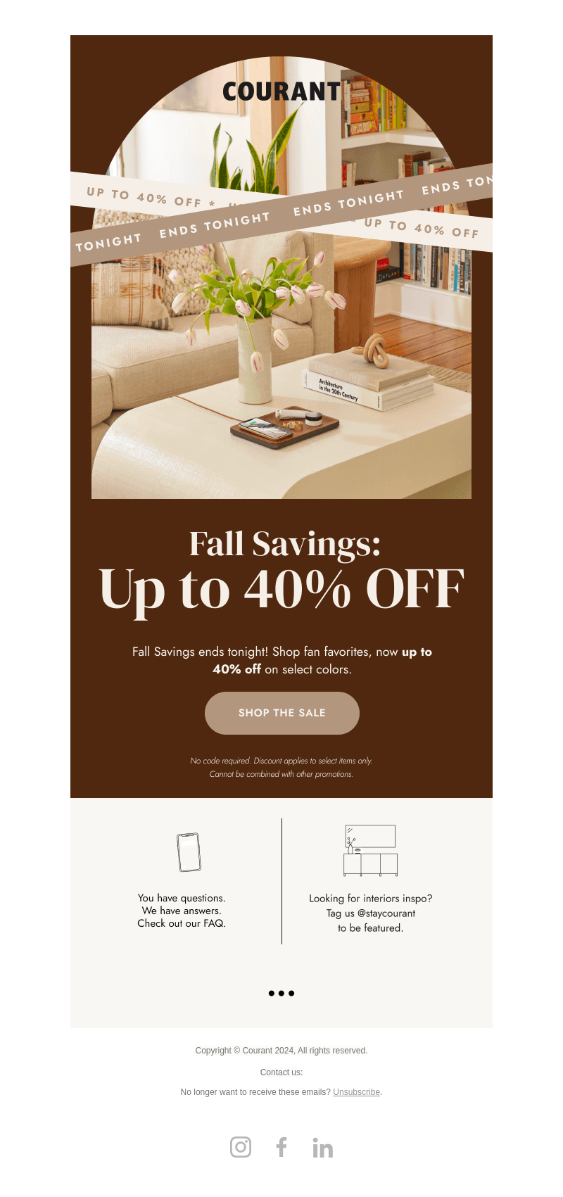 Courant email from Mon, Sep 30, 2024