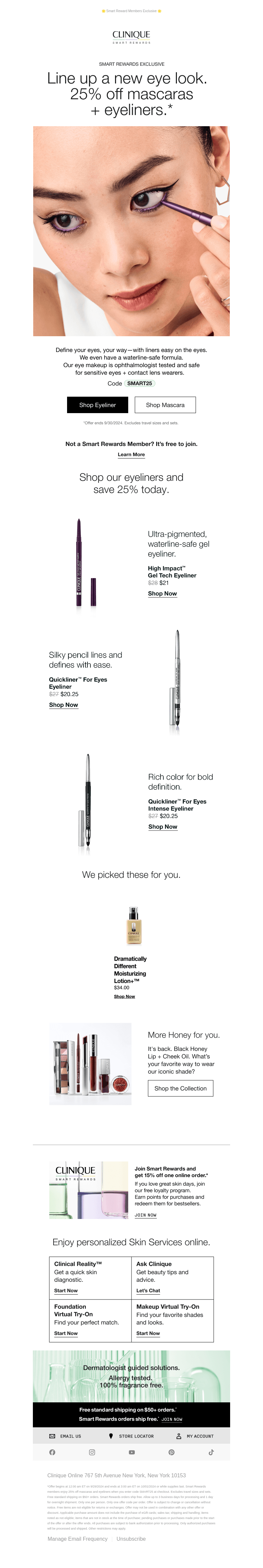 😍 25% off eyeliners. Ends tonight.