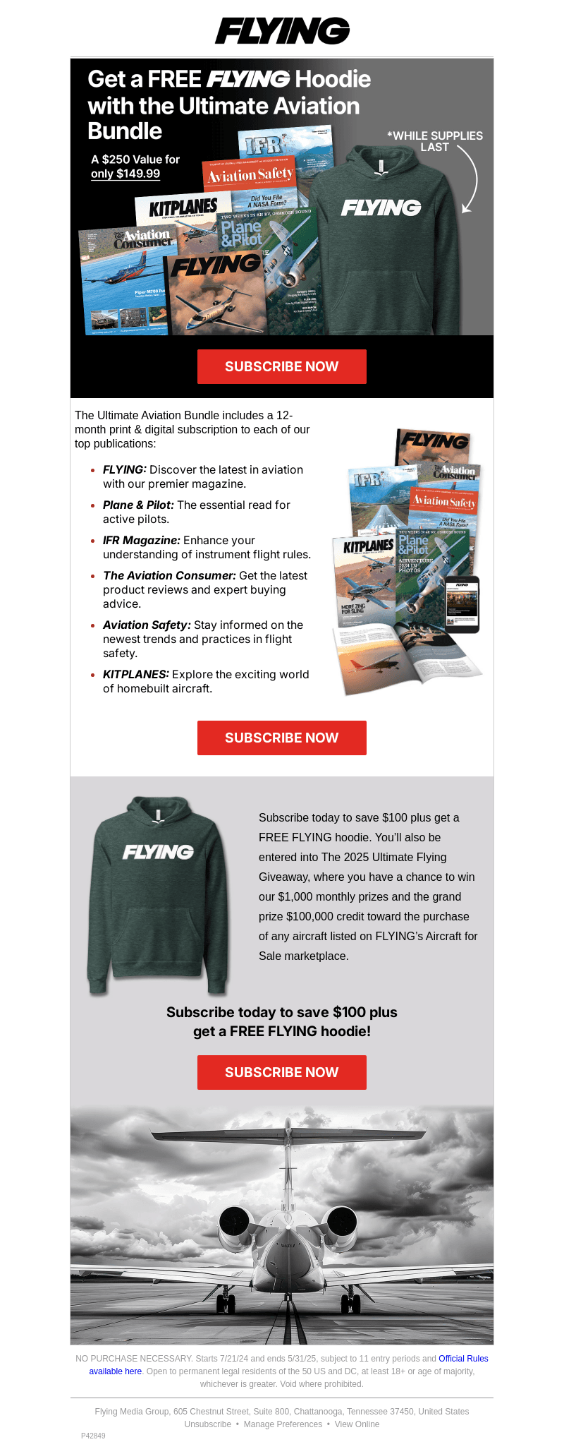 Claim Your Free FLYING Hoodie!
