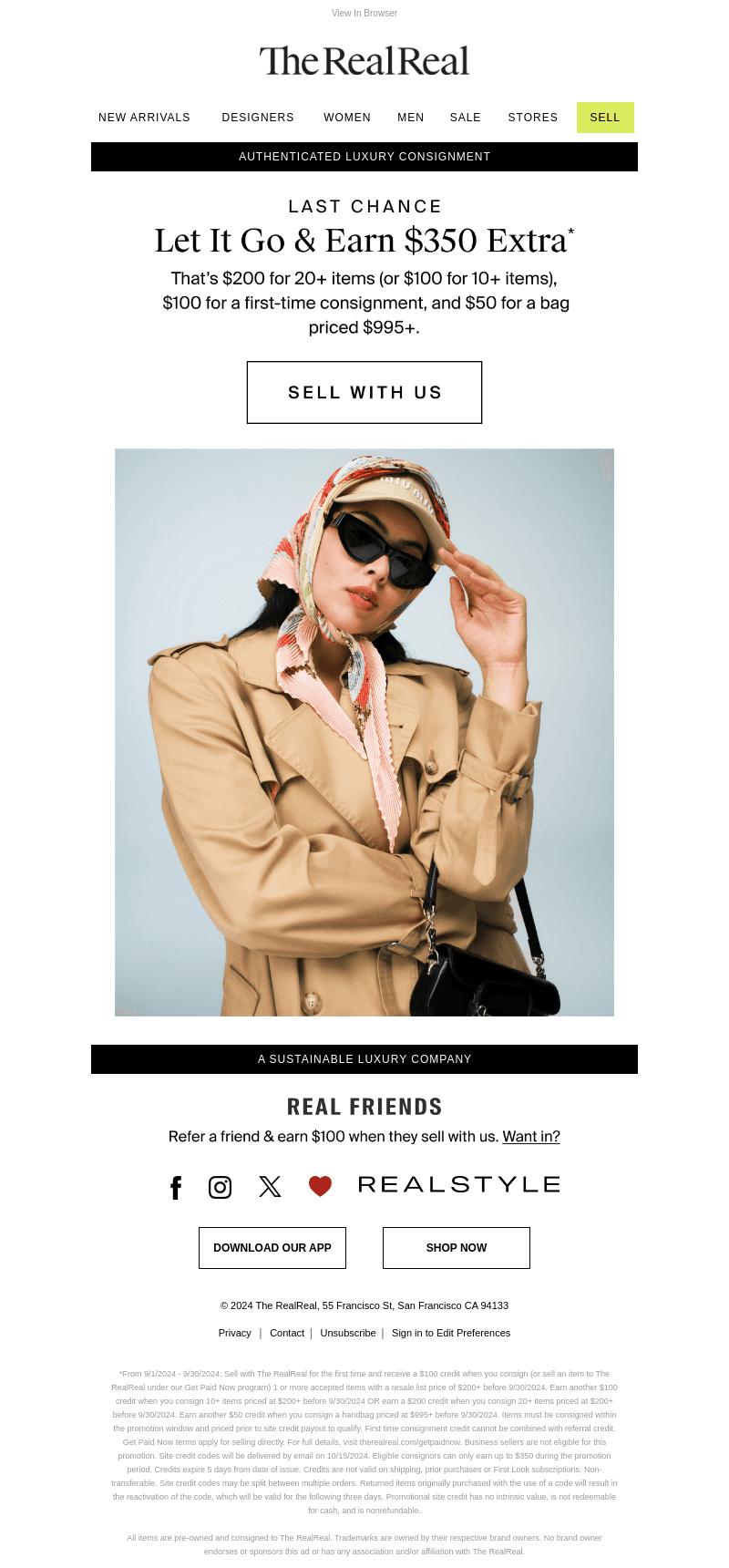 Last chance for $350 extra...