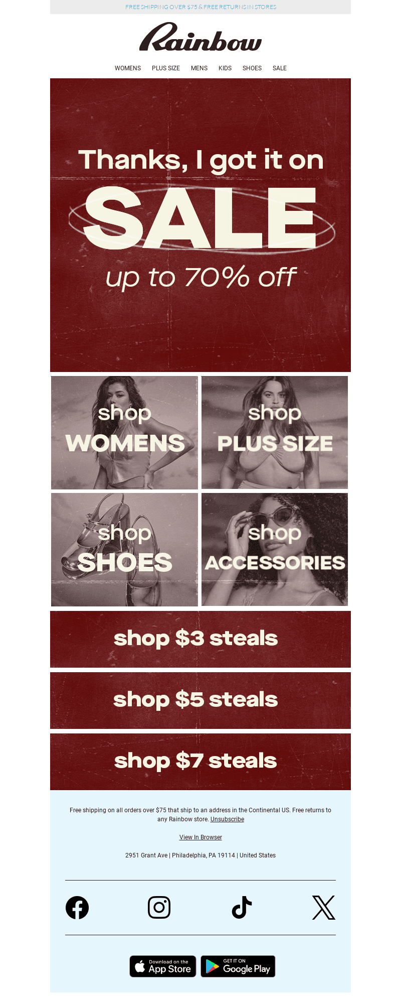 Score Big: Up to 70% OFF! 🛍️