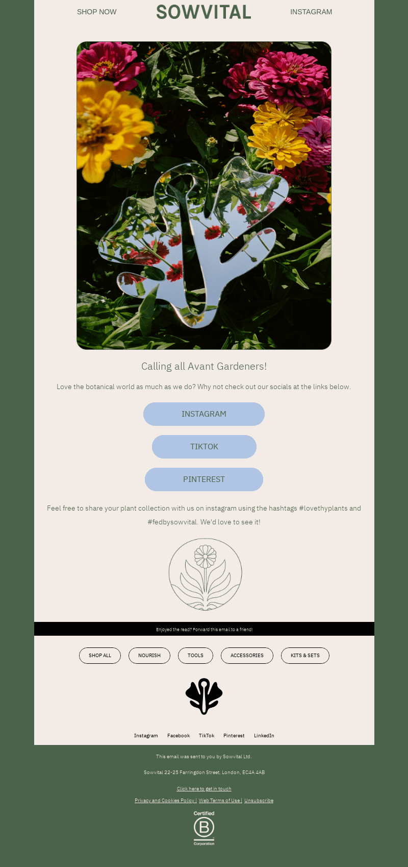 Calling all Avant Gardeners!