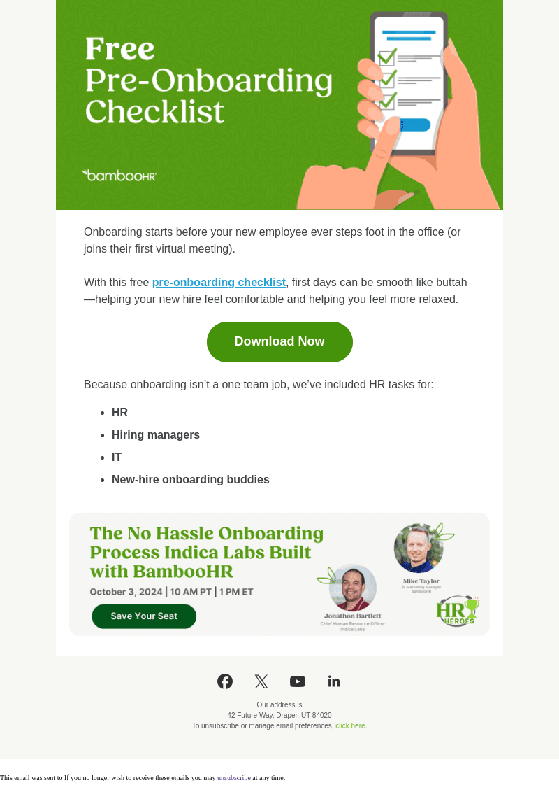 [Free Checklist] Smooooth First Days Coming Up ✅