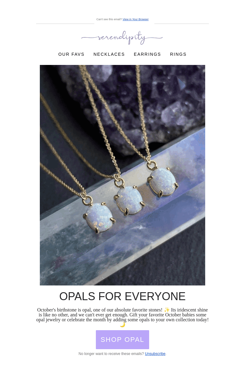 OPALS FOR OCTOBER 💜