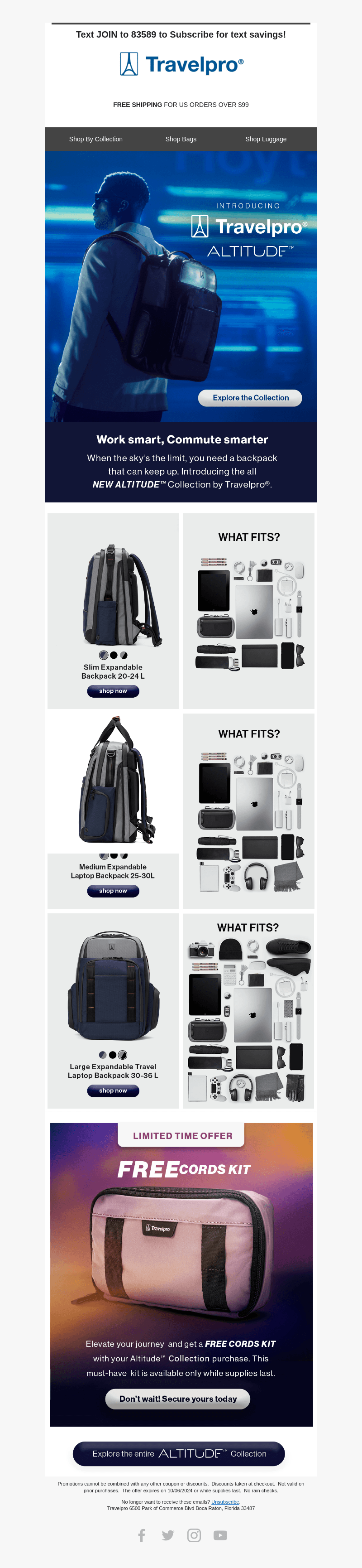 Work Smart, Commute Smarter + Free Cords Kit