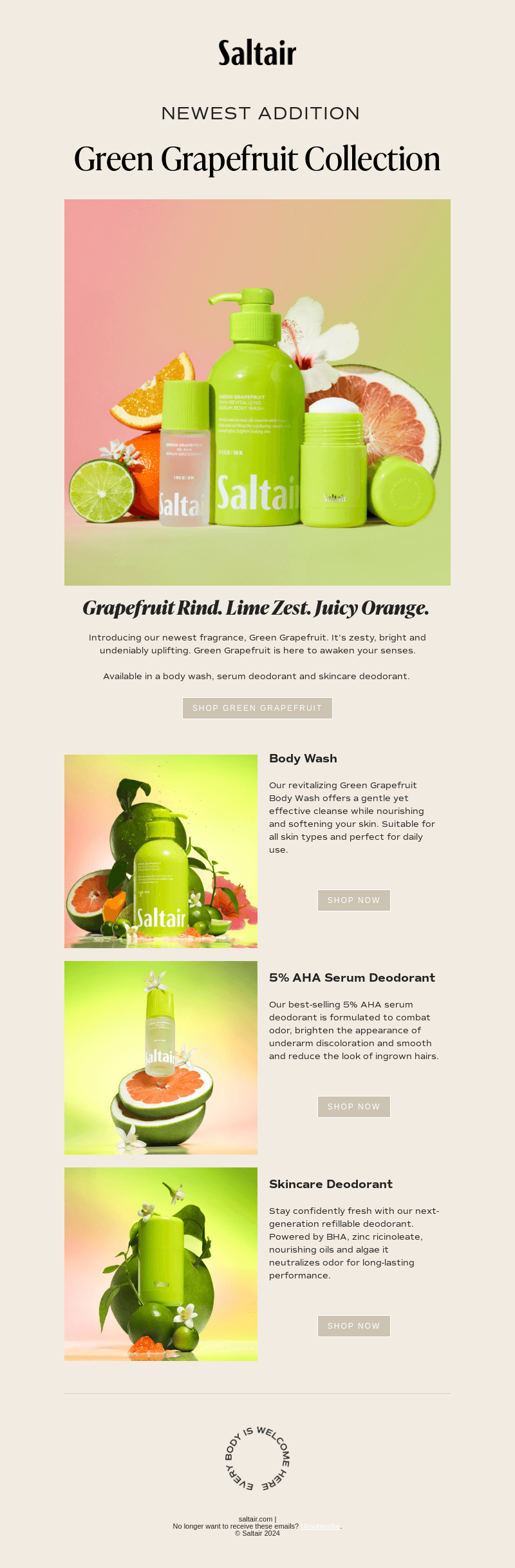 New Arrival: Green Grapefruit