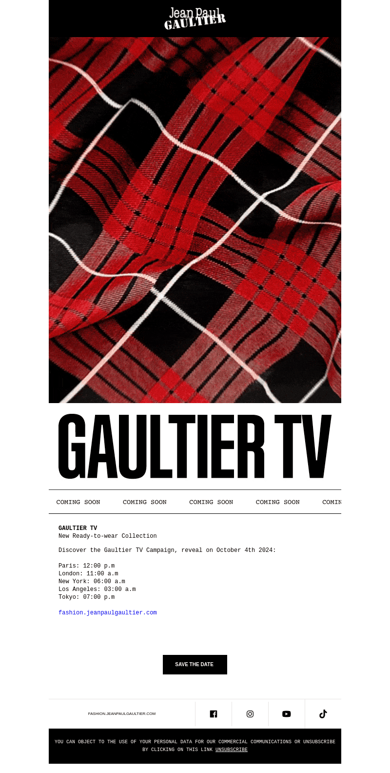 Gaultier TV | Save the date