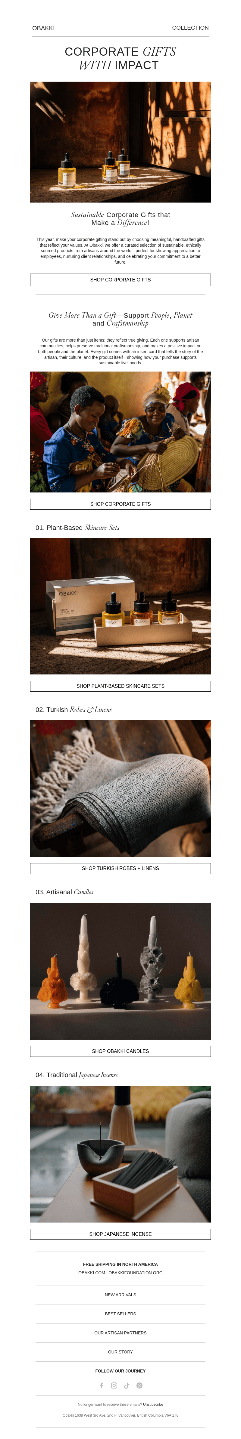 Sustainable Corporate Gifts that Make a Difference!