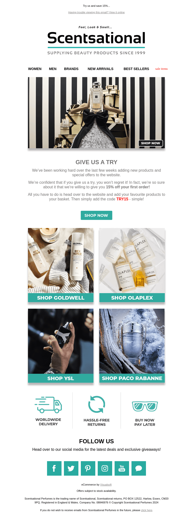 Give Us A Try & Save 15% 👍🏼 | Scentsational