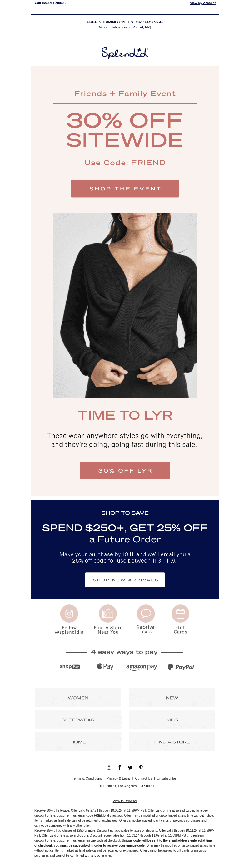 LYR Up + Take 30% Off