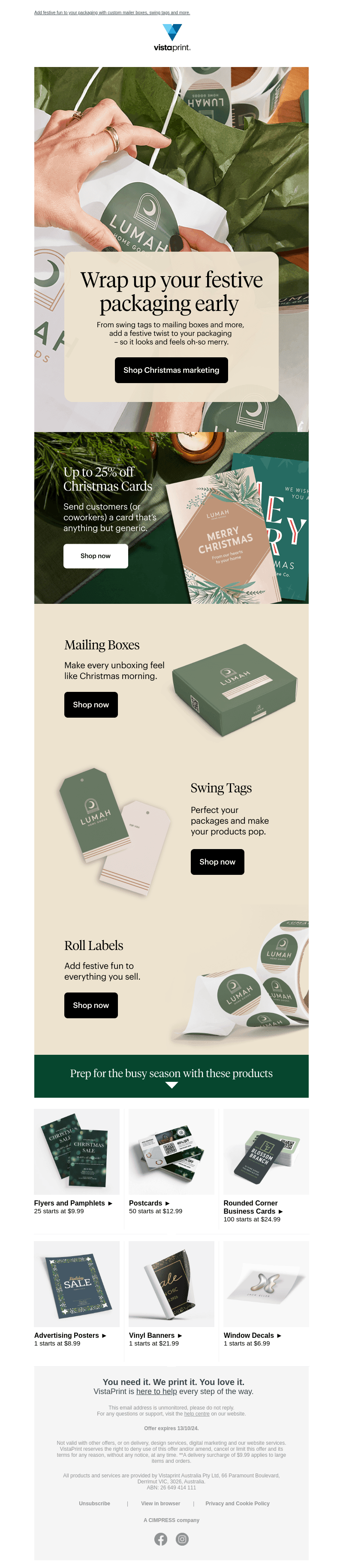 Send out Santa-approved packaging this year 🎁