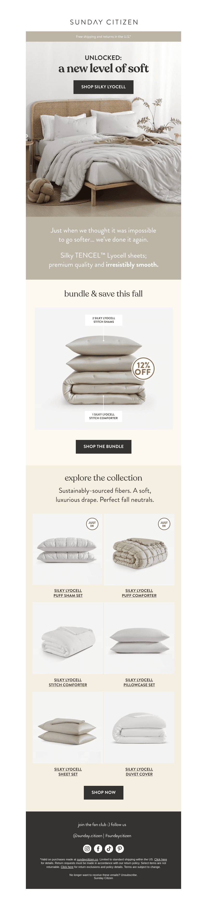 Premium Softness: Silky Lyocell Is Here