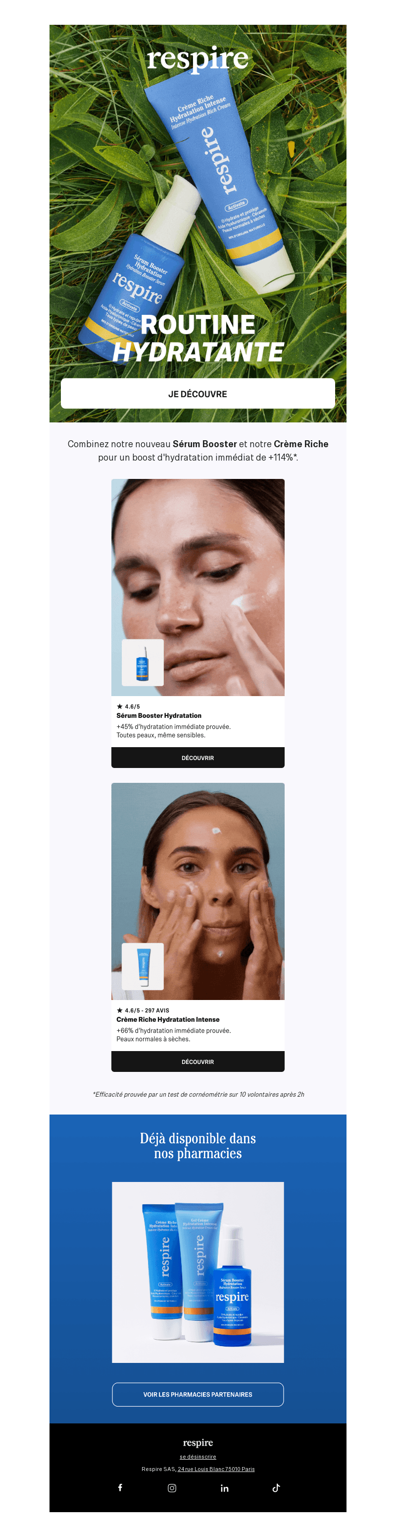 +114% d’hydratation immédiate