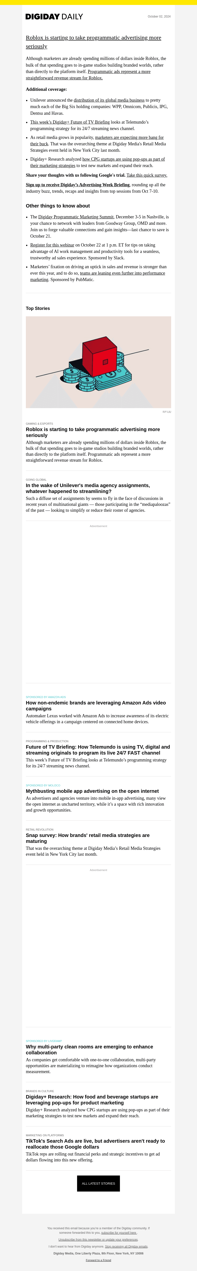 Roblox is starting to take programmatic advertising more seriously