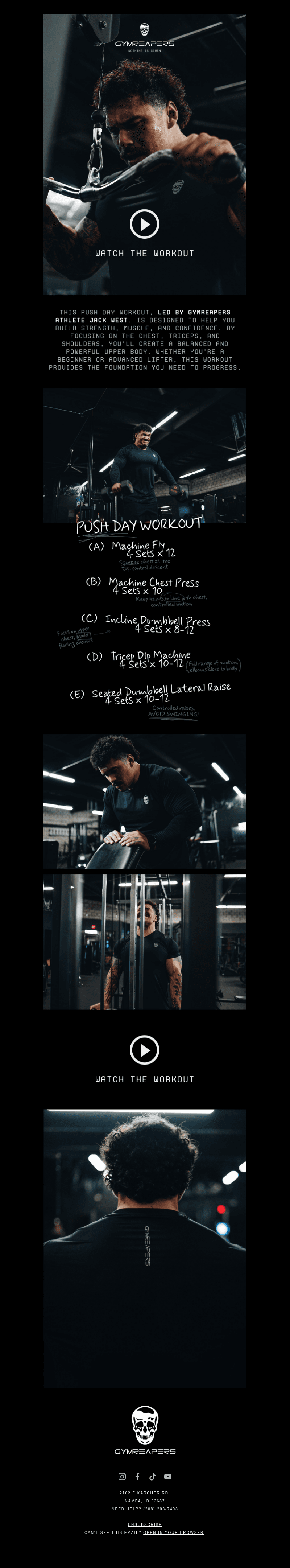 Maximize Your Push Day with Jack West's Workout