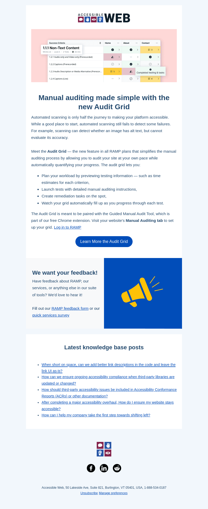 Meet the Audit Grid, our new take on manual testing.
