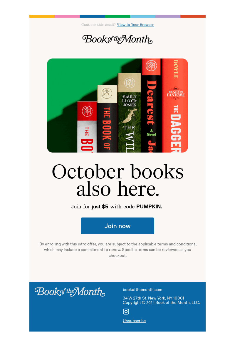 October books are waiting...