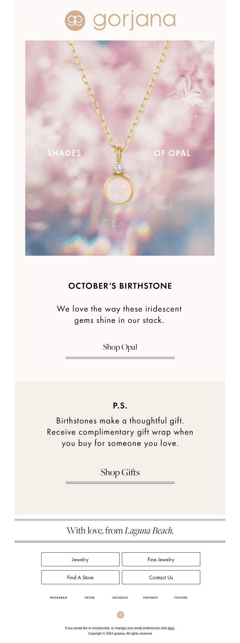 October calls for...