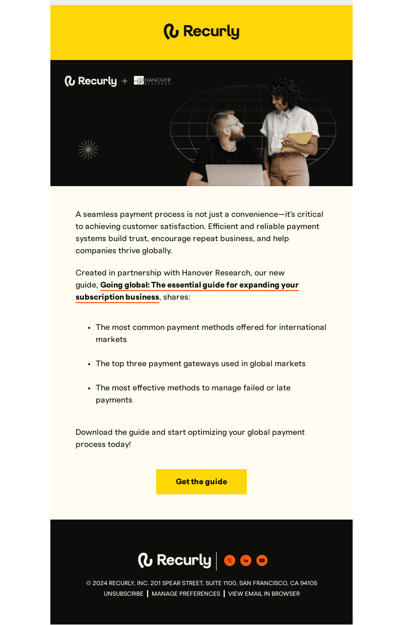 Global success: Accept recurring payments seamlessly