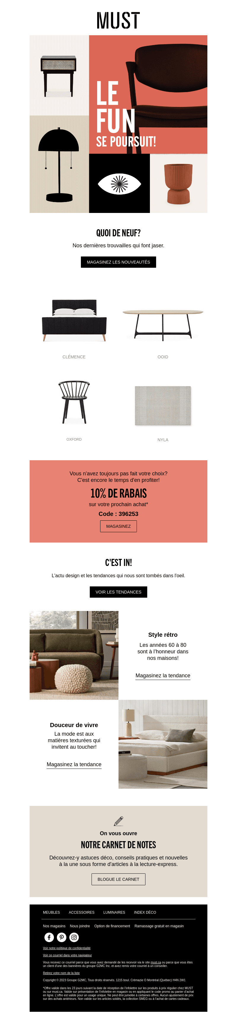 Aux premières loges du design 😎