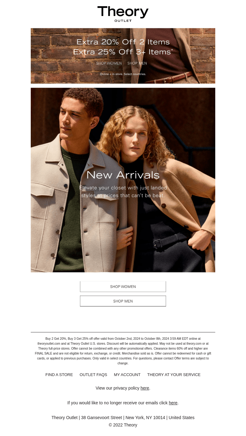 Extra 25% Off 3+ New Arrivals