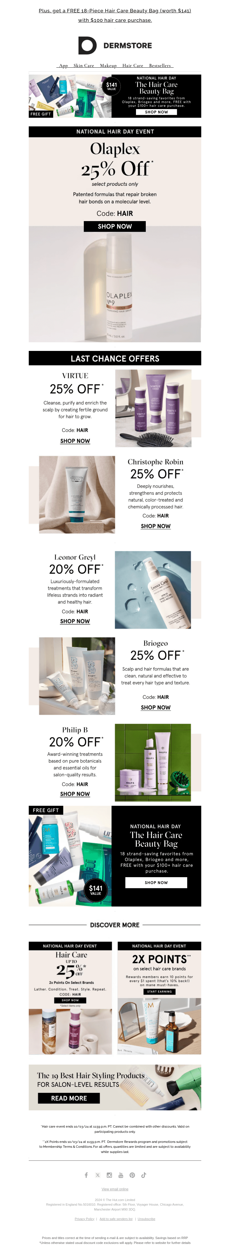 FINAL DAY: 25% off Olaplex