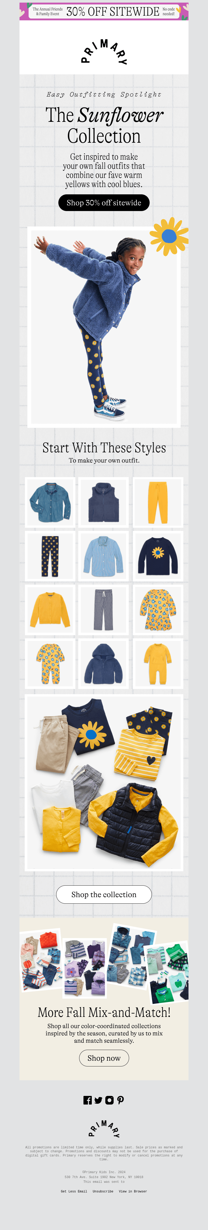🌻 30% OFF: The Sunflower Collection 🌻