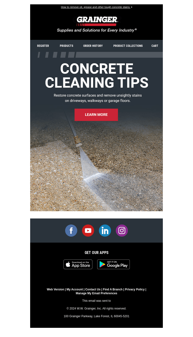 How to Clean & Remove Tough Concrete Stains