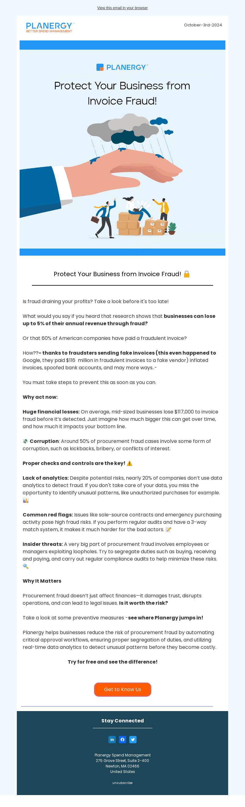 PLANERGY email from Thu, Oct 3, 2024