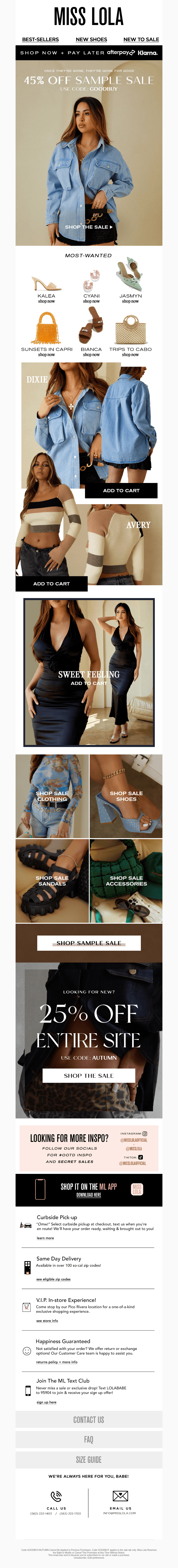 🛒 ATTN:  45% OFF SAMPLE SALE 😱💸