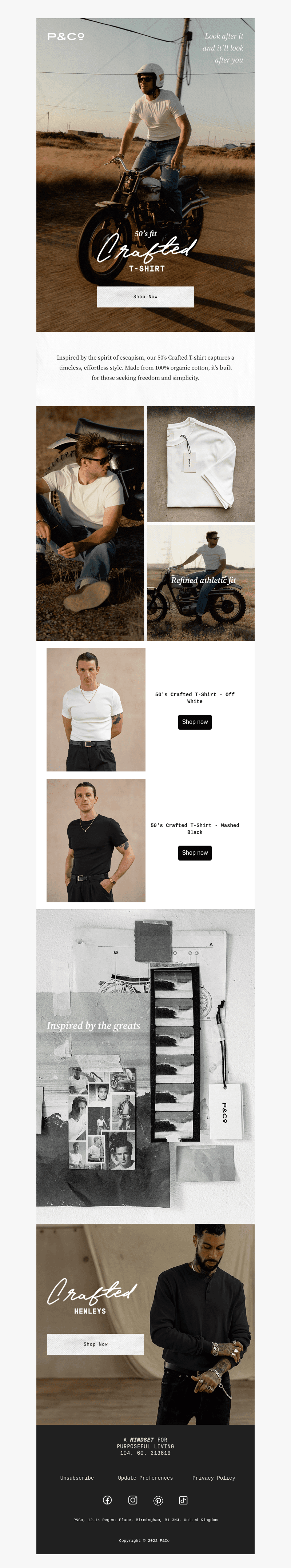 The only tee that does it all.