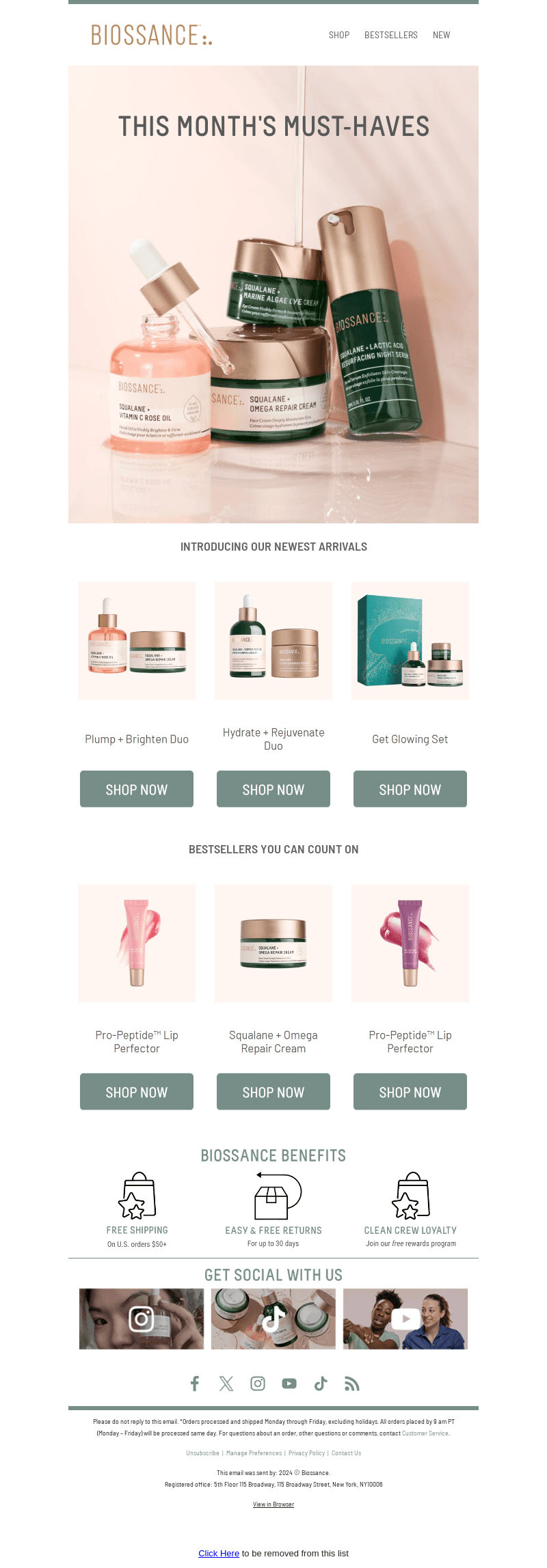 Your *must-have* skincare lineup inside