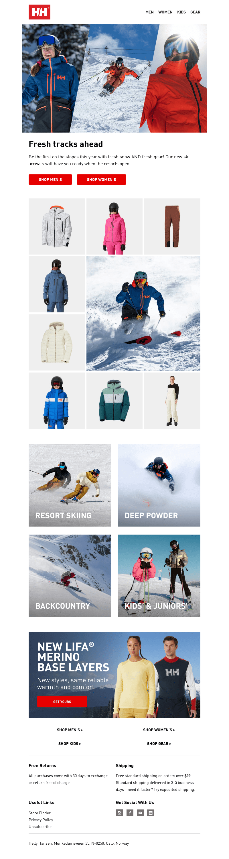 Just in: new ski arrivals