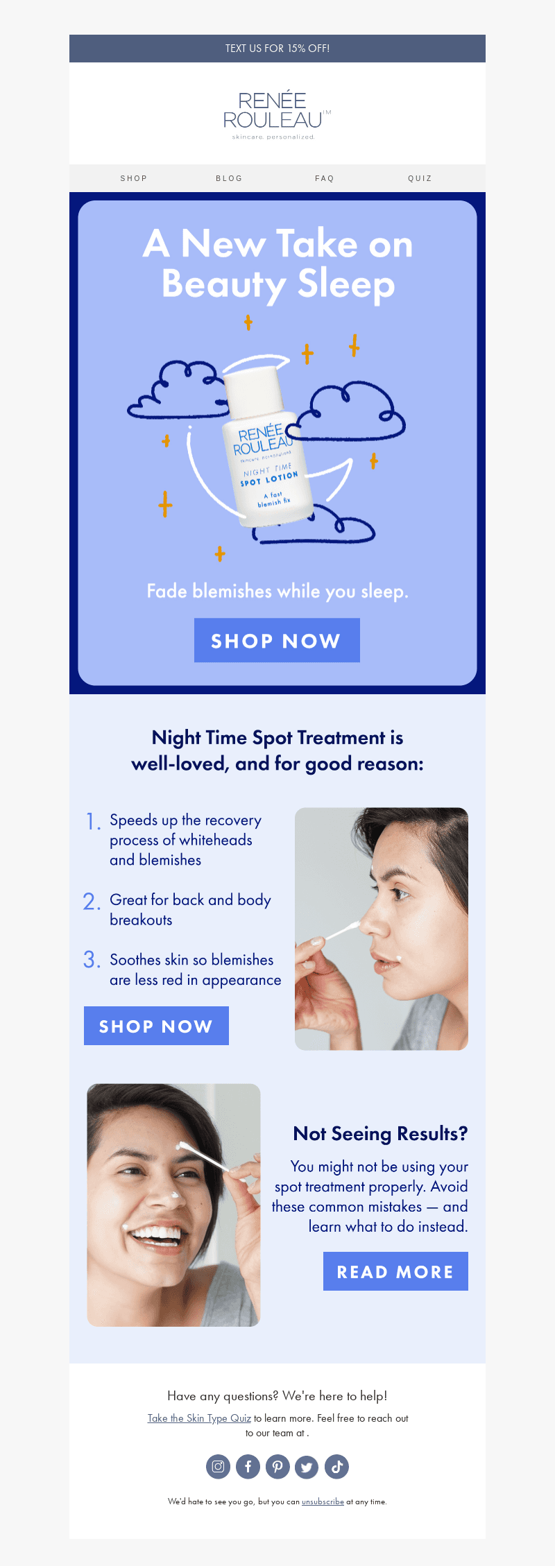 Your quick fix for unexpected blemishes ✨