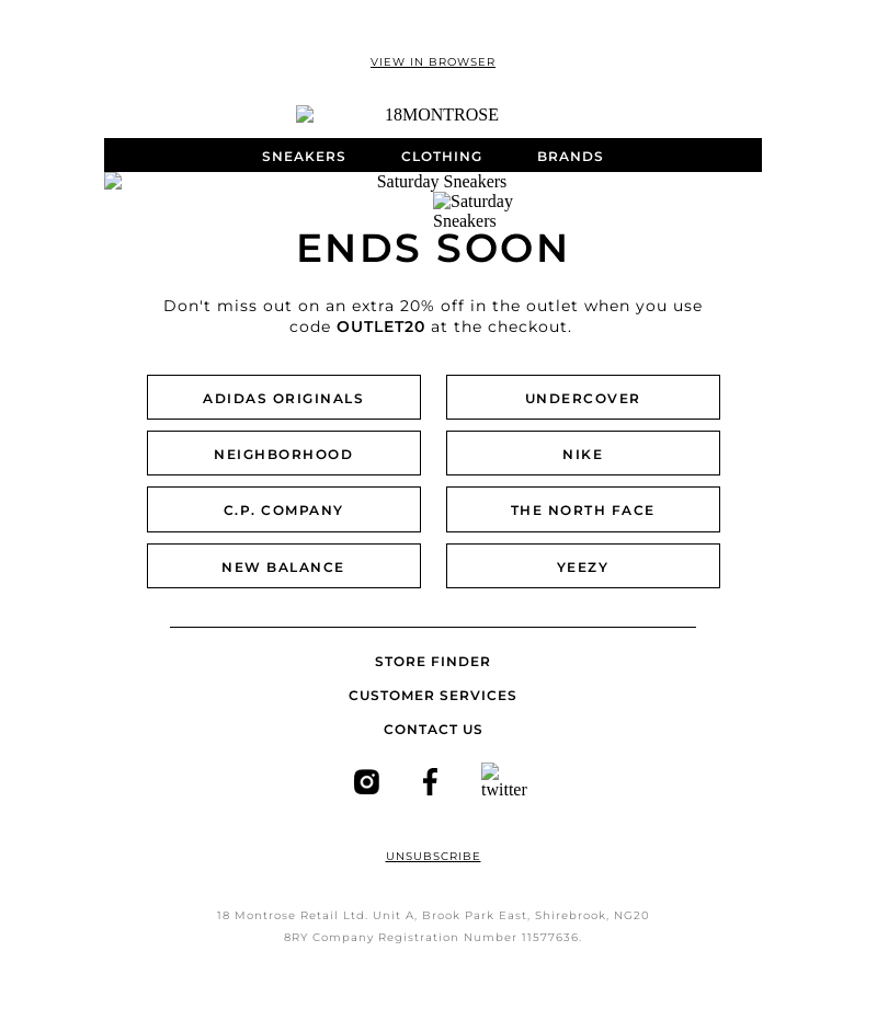 Extra 20% Off Outlet | Ends Soon.