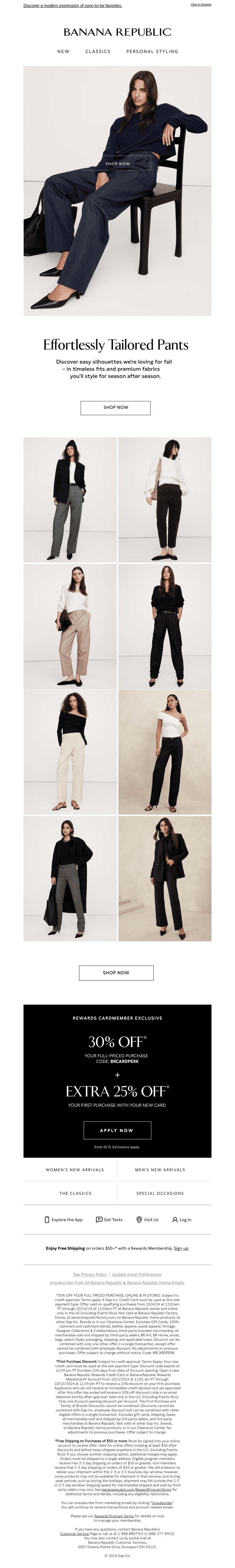 The perfect pants for fall? Effortlessly tailored