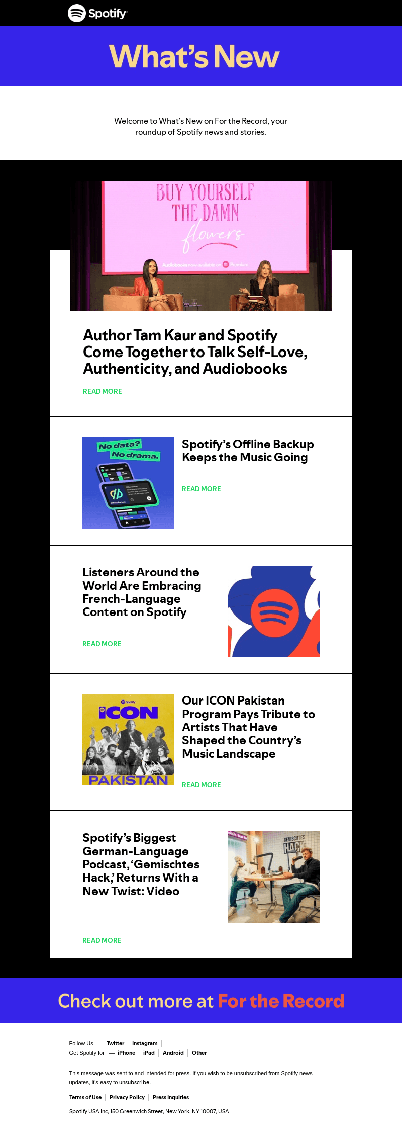 Spotify email from Fri, Oct 4, 2024