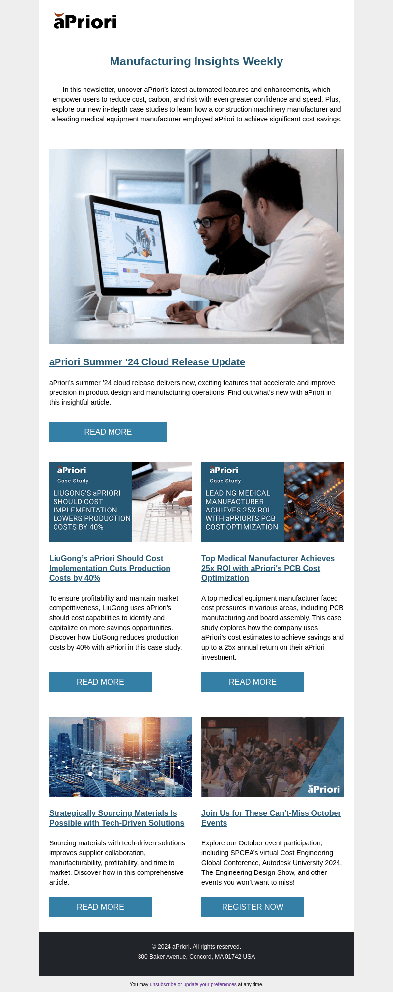 See What’s New: aPriori Summer ’24 Cloud Release