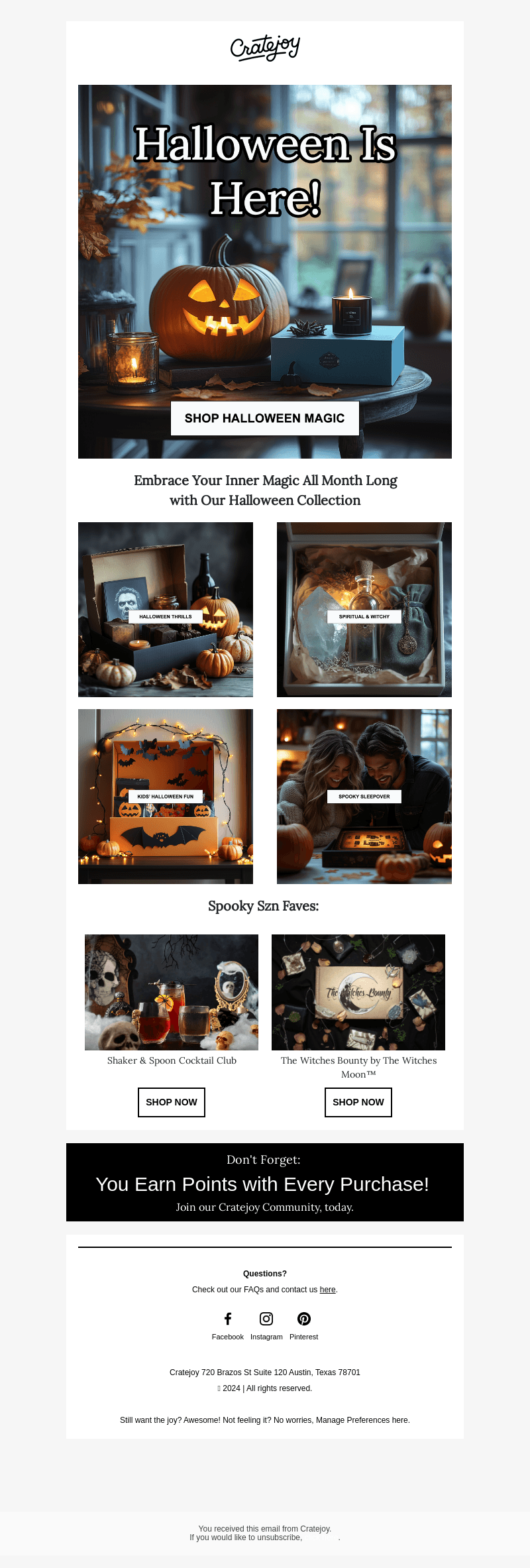 Cratejoy email from Fri, Oct 4, 2024