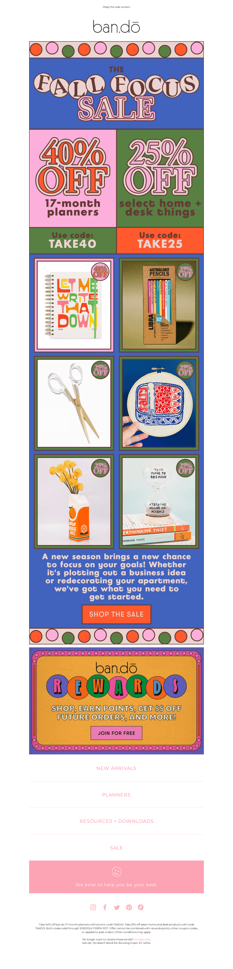 17-mo planners are 40% off!