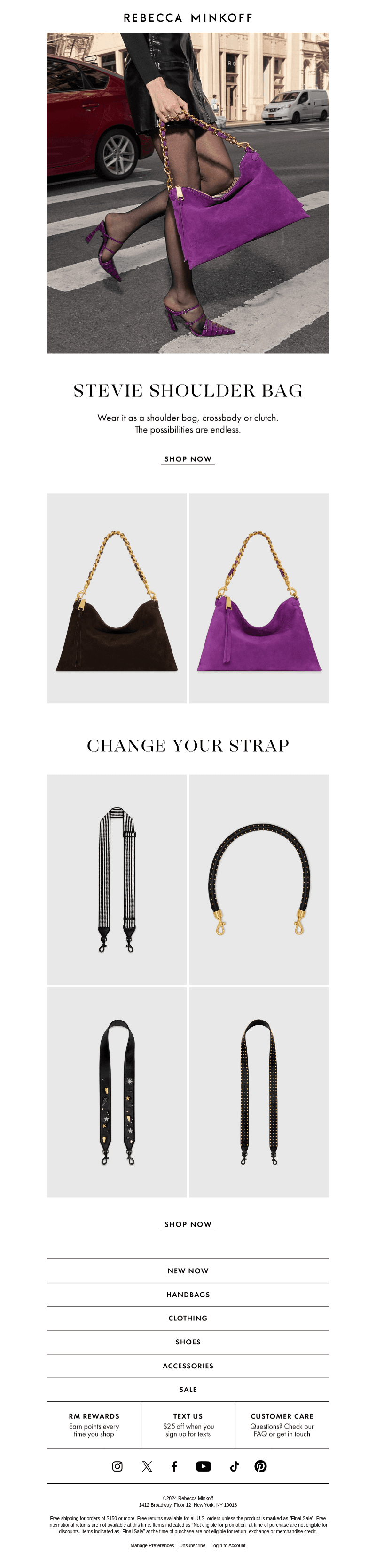 The Stevie Shoulder Bag