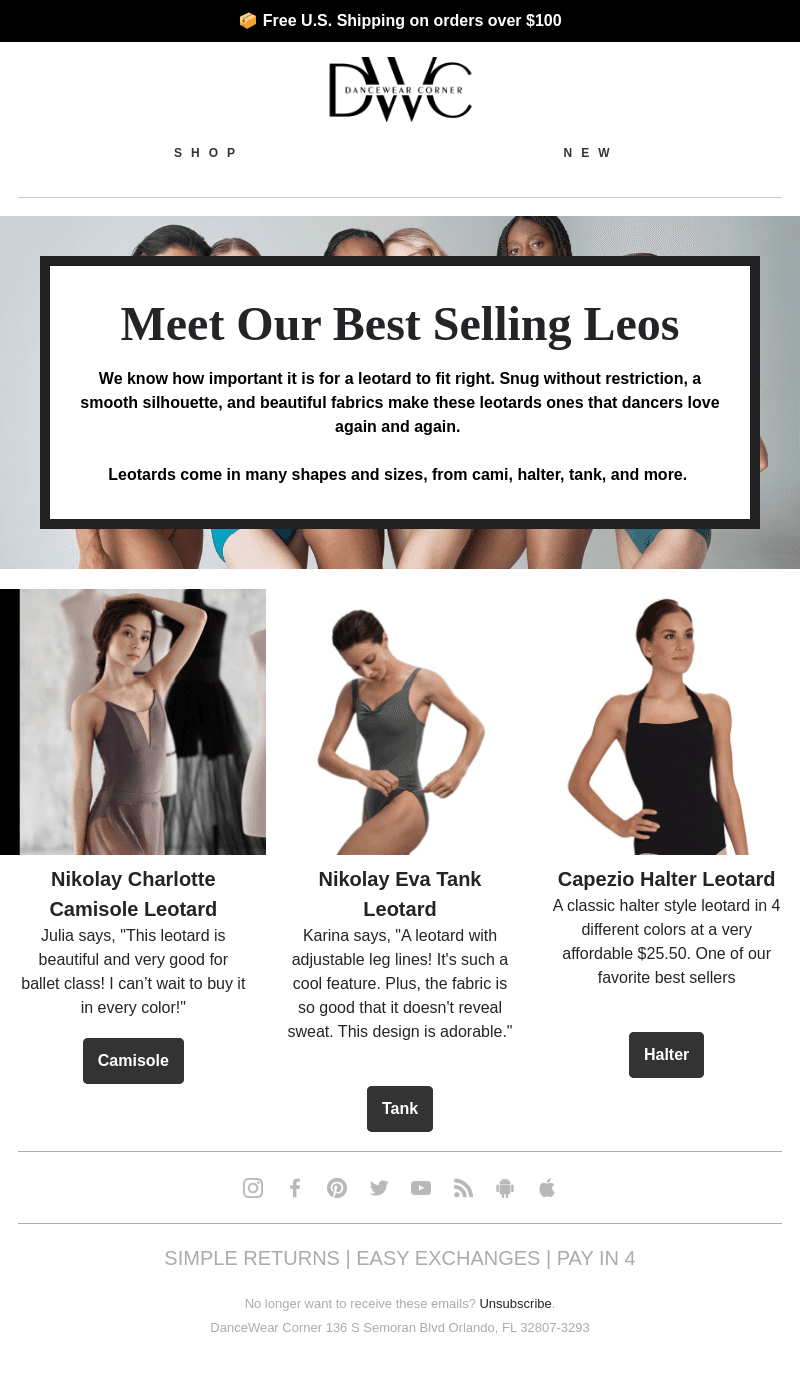 Our Best Selling Leos