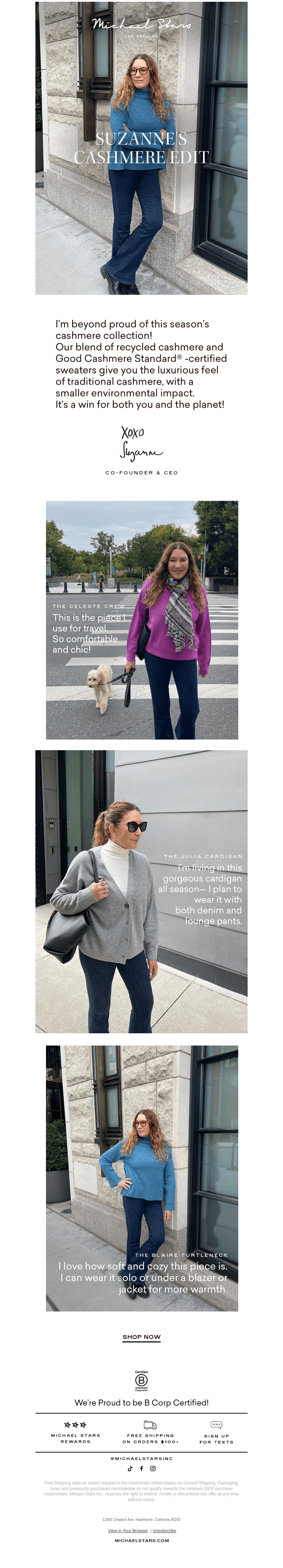 Suzanne's Cashmere Edit